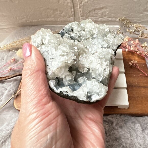 Gorgeous Large Raw Apophyllite Specimen - Picture 3 of 8